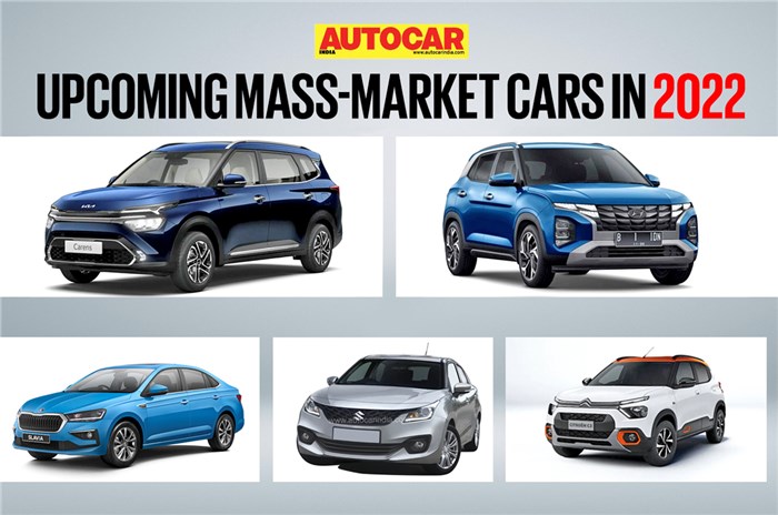 Upcoming mass-market cars, SUVs in 2022